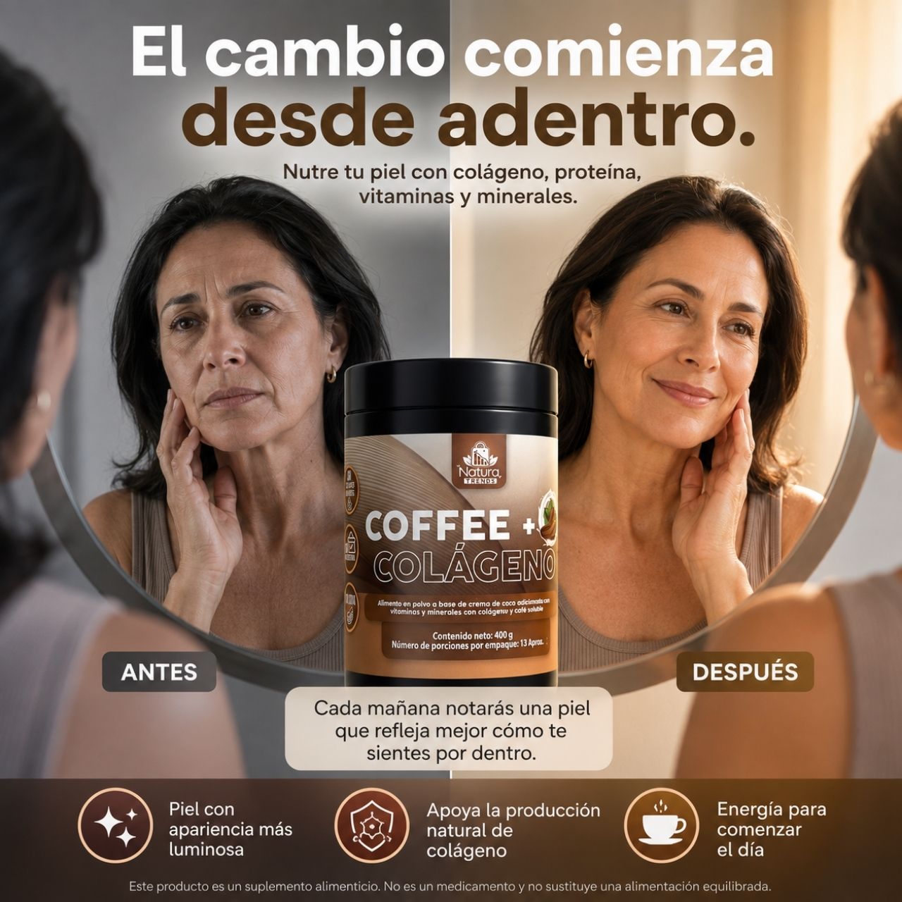 Coffee+Col&aacute;geno, belleza y vitalidad diaria